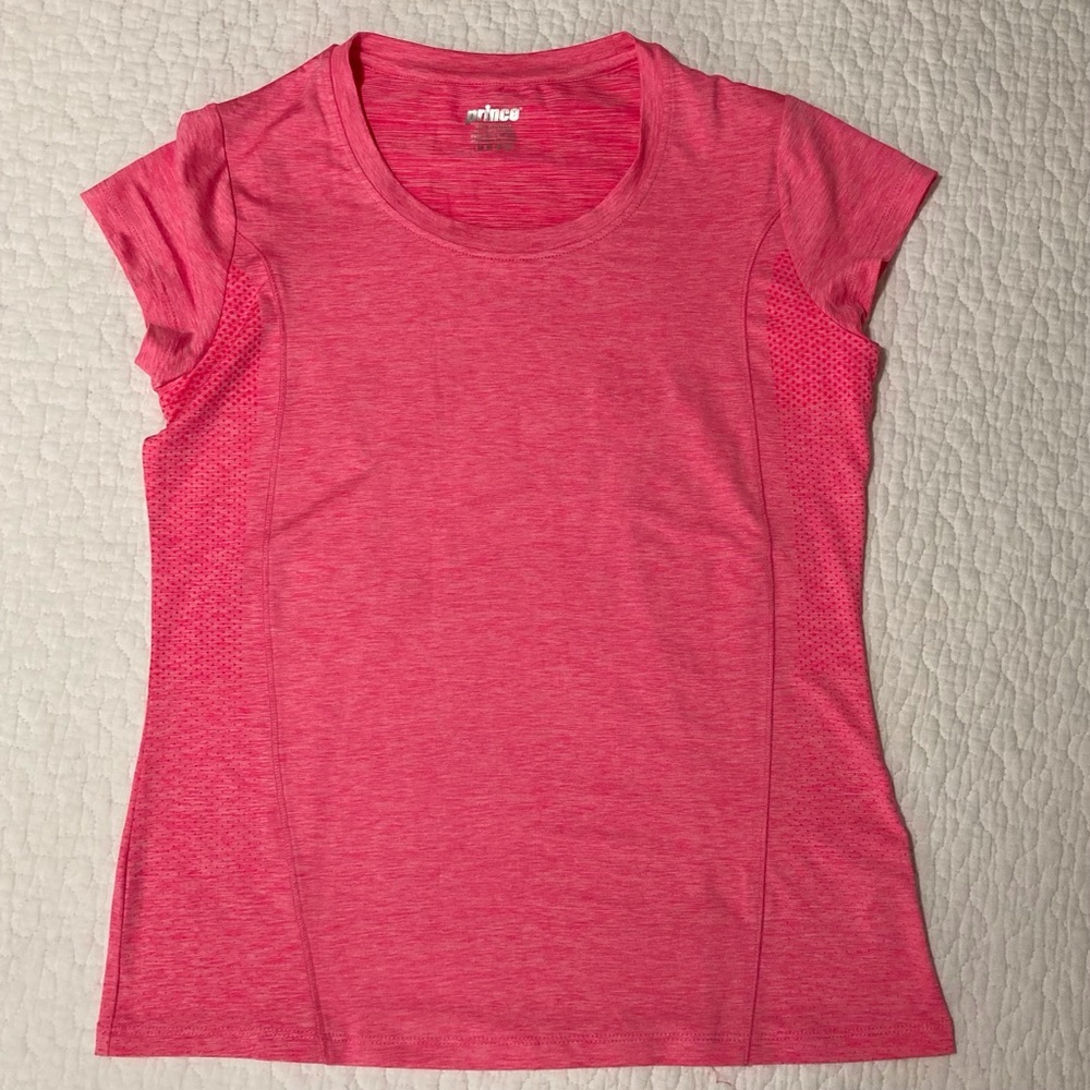 Prince‎ Pink Fitted Cap Sleeve Tee | Sportswear | Athletic
